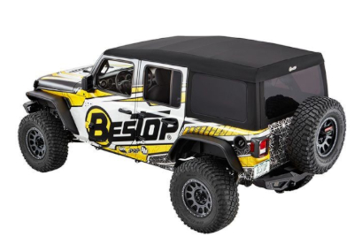 SUPERTOP SOFT TOP WRANGLER JL 19-21 4DR TWILL NOIR ( 2 BOITES )