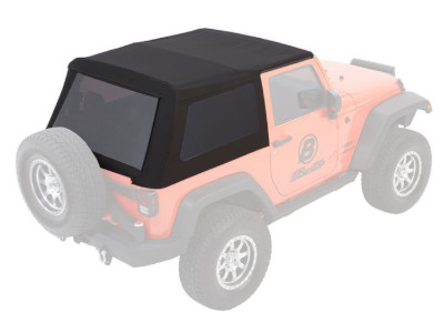 TREKTOP GLIDE WRANGLER JK 07-18 2-PORTES TWILL NOIR