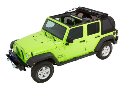 TREKTOP GLIDE WRANGLER JK 07-18 4-PORTES TWILL NOIR
